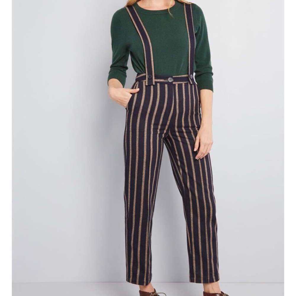 ModCloth J.O.A. Dapper Attitude Striped Trousers
